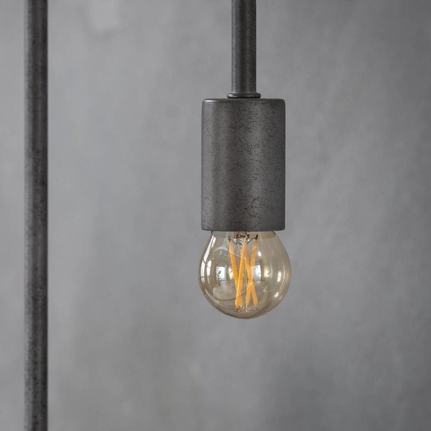 BelaLuz Lichtbron E27 LED 4W kogel 4,5 cm Filament Amber Dimbaar
