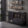 BelaLuz Industrieel dressoir Kite 180 cm gun metaal