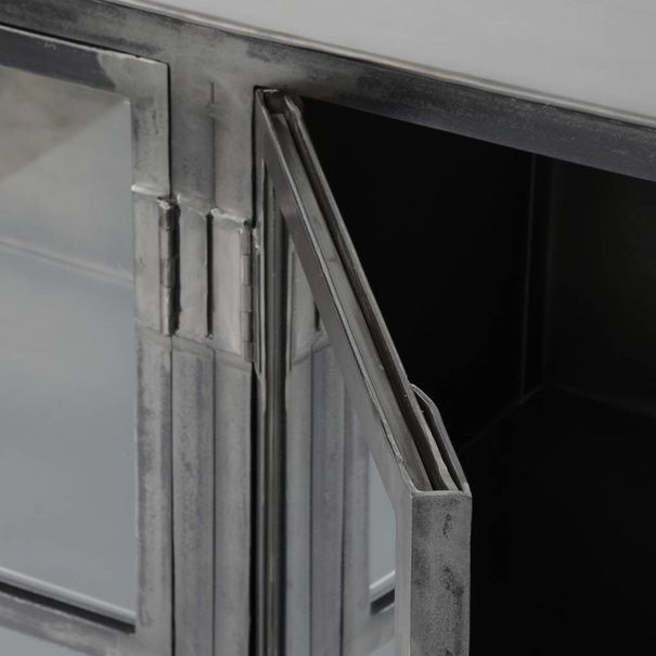 BelaLuz Industrieel dressoir Kite 180 cm gun metaal