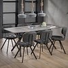 BelaLuz Industriële eetkamertafel Jools 190 cm betonlook
