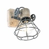 Anne Lighting Landelijke wandlamp Geurnesey 1-lichts grijs