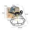 Anne Lighting Landelijke wandlamp Geurnesey 1-lichts grijs