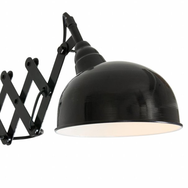 Steinhauer Moderne wandlamp Yorkshire uittrekbaar zwart