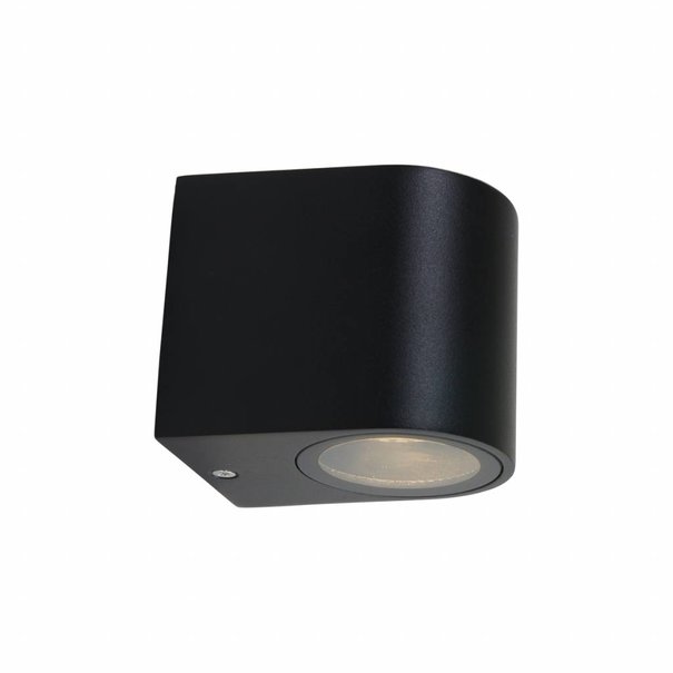 Steinhauer Moderne buiten wandlamp Logan 1-lichts rond zwart