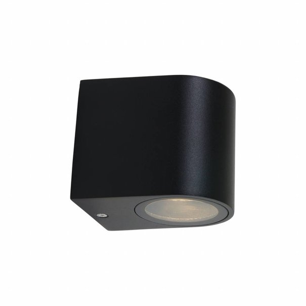 Steinhauer Moderne - Buiten wandlamp - Zwart - 1 lichts rond - Logan