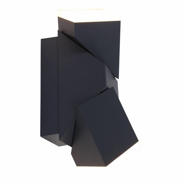 Steinhauer Moderne buiten wandlamp Jack verstelbaar zwart