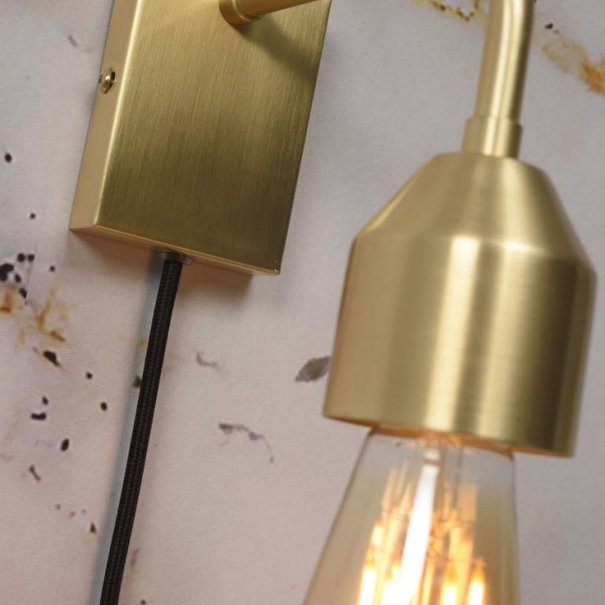 it's about RoMi Moderne minimalistische wandlamp Madrid goud