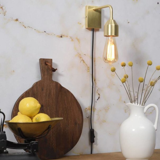 it's about RoMi Moderne minimalistische wandlamp Madrid goud