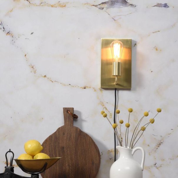 it's about RoMi Moderne wandlamp Madrid large goud