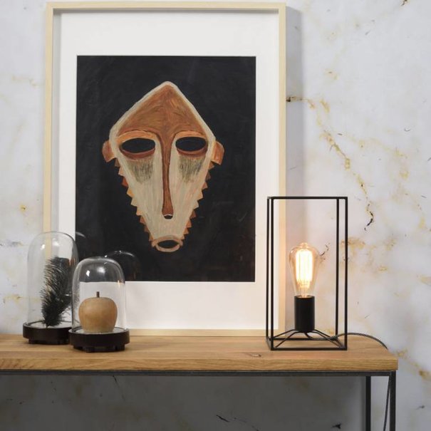 it's about RoMi Moderne minimalistische tafellamp Antwerp zwart