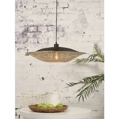 Landelijke hanglamp Kalimantan medium bamboe naturel