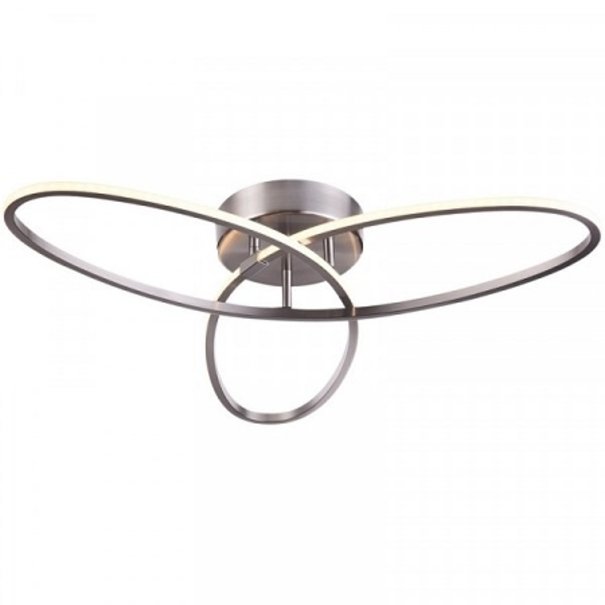 Freelight Moderne plafondlamp Spike 21W staal
