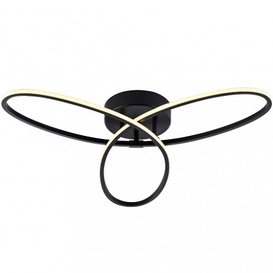 Plafondlamp Spike 21W Zwart