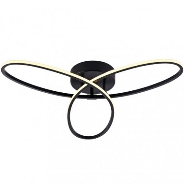 Freelight Moderne plafondlamp Spike 21W zwart