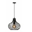 Freelight Moderne hanglamp Aglio 38cm zwart