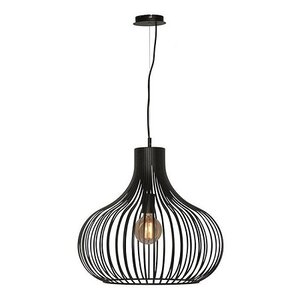Freelight Industriële hanglamp Aglio 48 cm zwart