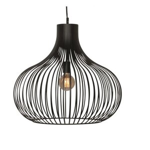 Freelight Moderne hanglamp Aglio 60 cm zwart