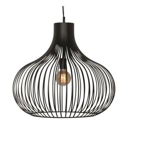 Moderne hanglamp Aglio 60 cm zwart