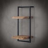BelaLuz Landelijke wandplank Orlando 30 x 65 cm acaciahout