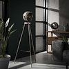 BelaLuz Industriële tafellamp Wing Ø29 cm oud zilver