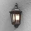 Konstsmide Klassieke buiten wandlamp Firenze Flush zwart