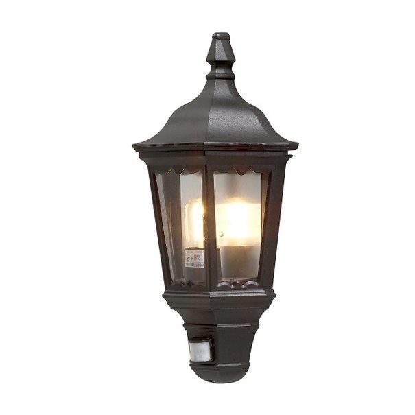 Konstsmide Klassieke buiten wandlamp Firenze Bewegingsmelder zwart