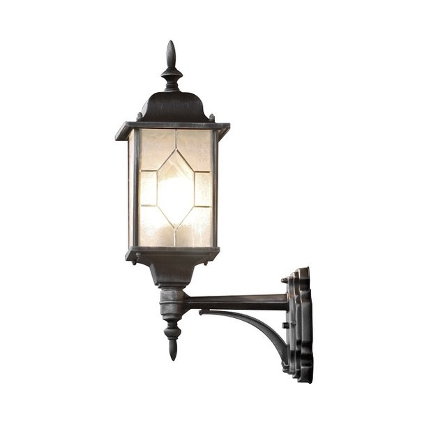 Konstsmide Klassieke - Staande buitenlamp - Zwart - 53 cm - Milano