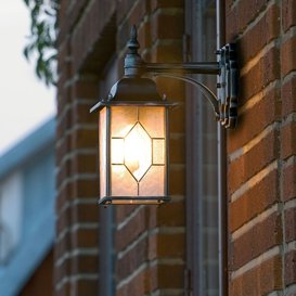 Buiten wandlamp Milano 38 cm Zwart