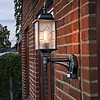 Konstsmide Klassieke staande buitenlamp Milano met bewegingsmelder zwart