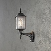 Konstsmide Klassieke staande buitenlamp Milano met bewegingsmelder zwart