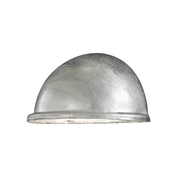 Konstsmide Moderne buiten wandlamp Torino kwartrond gegalvaniseerd staal