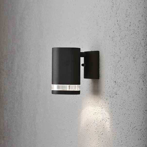 Konstsmide Moderne buiten wandlamp Modena 1-lichts zwart
