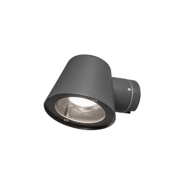 Konstsmide Moderne buiten wandlamp Trieste 11,5 cm antraciet grijs
