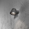 Konstsmide Moderne buiten wandlamp Trieste 11,5 cm antraciet grijs