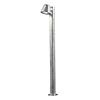 Konstsmide Moderne staande buitenlamp Trieste 100 cm gegalvaniseerd staal