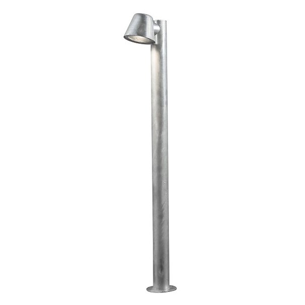 Konstsmide Moderne staande buitenlamp Trieste 100 cm gegalvaniseerd staal