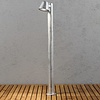 Konstsmide Moderne staande buitenlamp Trieste 100 cm gegalvaniseerd staal