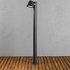 Konstsmide Moderne staande buitenlamp Trieste 100 cm antraciet grijs