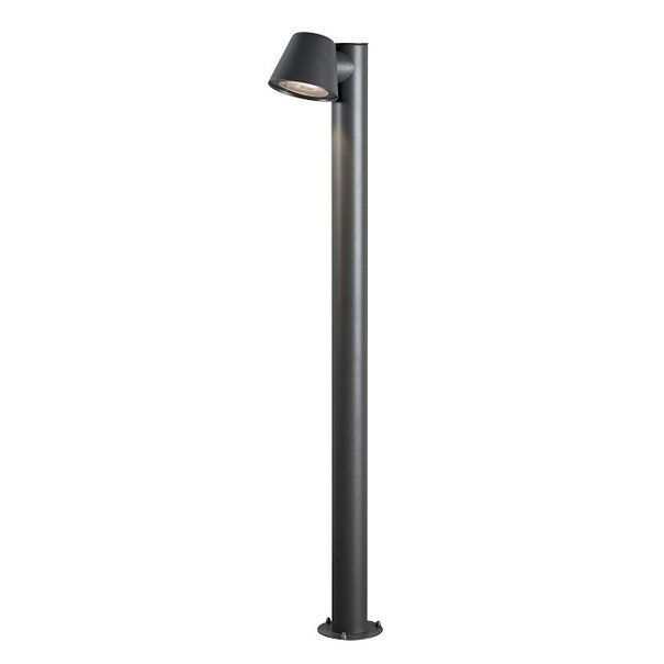 Konstsmide Moderne staande buitenlamp Trieste 100 cm antraciet grijs