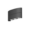 Konstsmide Moderne buiten wandlamp Chieri PowerLED 6x 1,33W antraciet