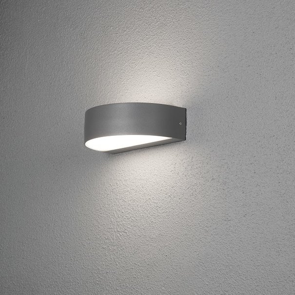 Konstsmide Moderne - Buiten wandlamp - Antraciet - PowerLED 2x 4.5W - Monza