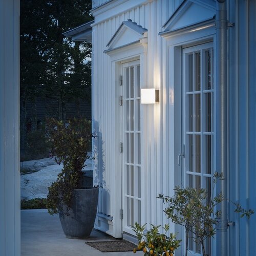 Moderne buiten wandlamp Foggia PowerLED 2x 5W antraciet