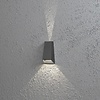 Konstsmide Moderne buiten wandlamp Imola 17 cm antraciet