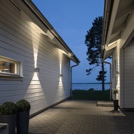 Buiten wandlamp Cremona 17 cm Grijs