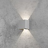 Konstsmide Moderne buiten wandlamp Cremona 13,5 cm grijs
