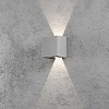 Konstsmide Moderne buiten wandlamp Cremona 13,5 cm grijs