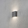 Konstsmide Moderne buiten wandlamp Chieri PowerLED 2x 3W antraciet
