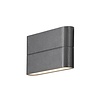 Konstsmide Moderne buiten wandlamp Chieri PowerLED 2x 66W antraciet