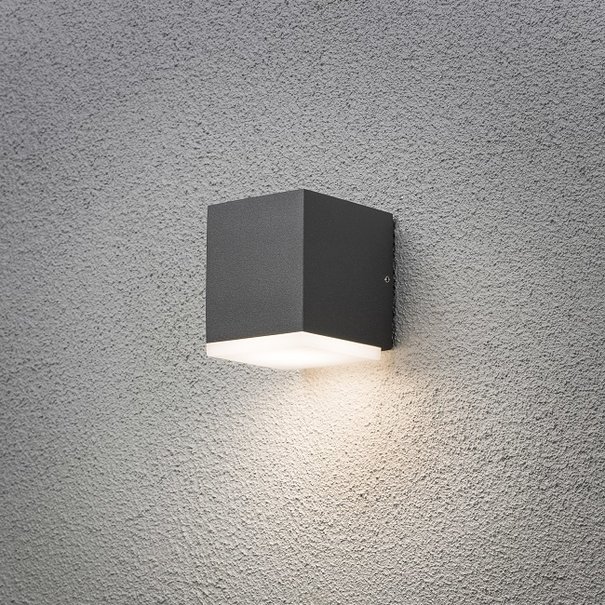 Konstsmide Moderne buiten wandlamp Monza 9,5 cm antraciet