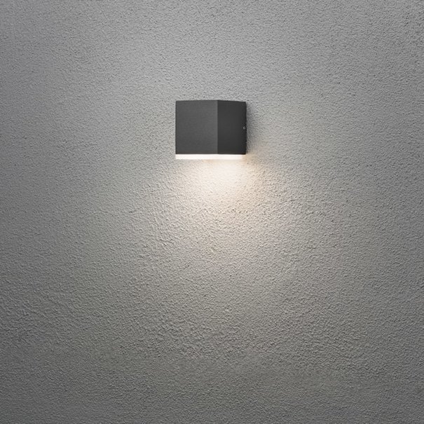 Konstsmide Moderne buiten wandlamp Monza 9,5 cm antraciet